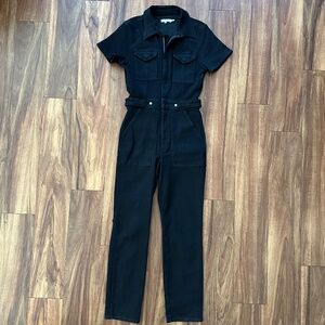 Good American Fit for Success Jumpsuit — Black (Size 2)